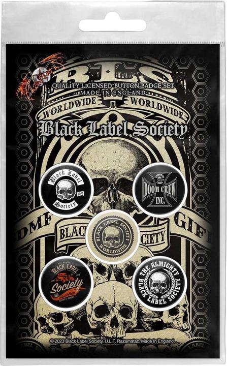 Actual product image Black Label Society Worldwide Badge