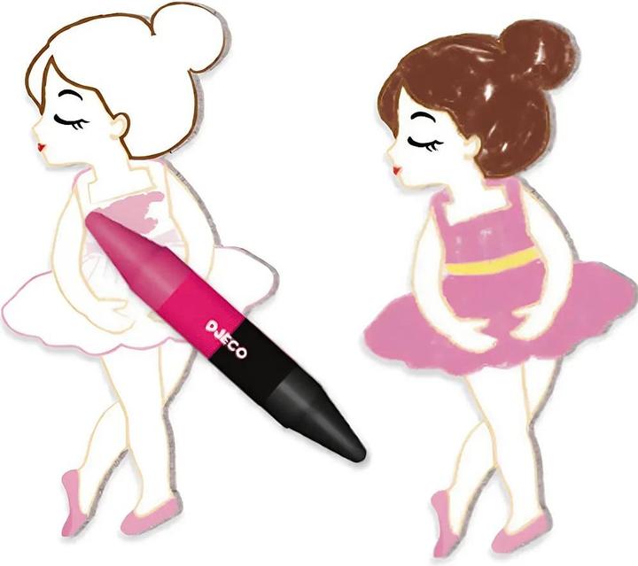 Produktbild Djeco Ausmalbilder Mädchen