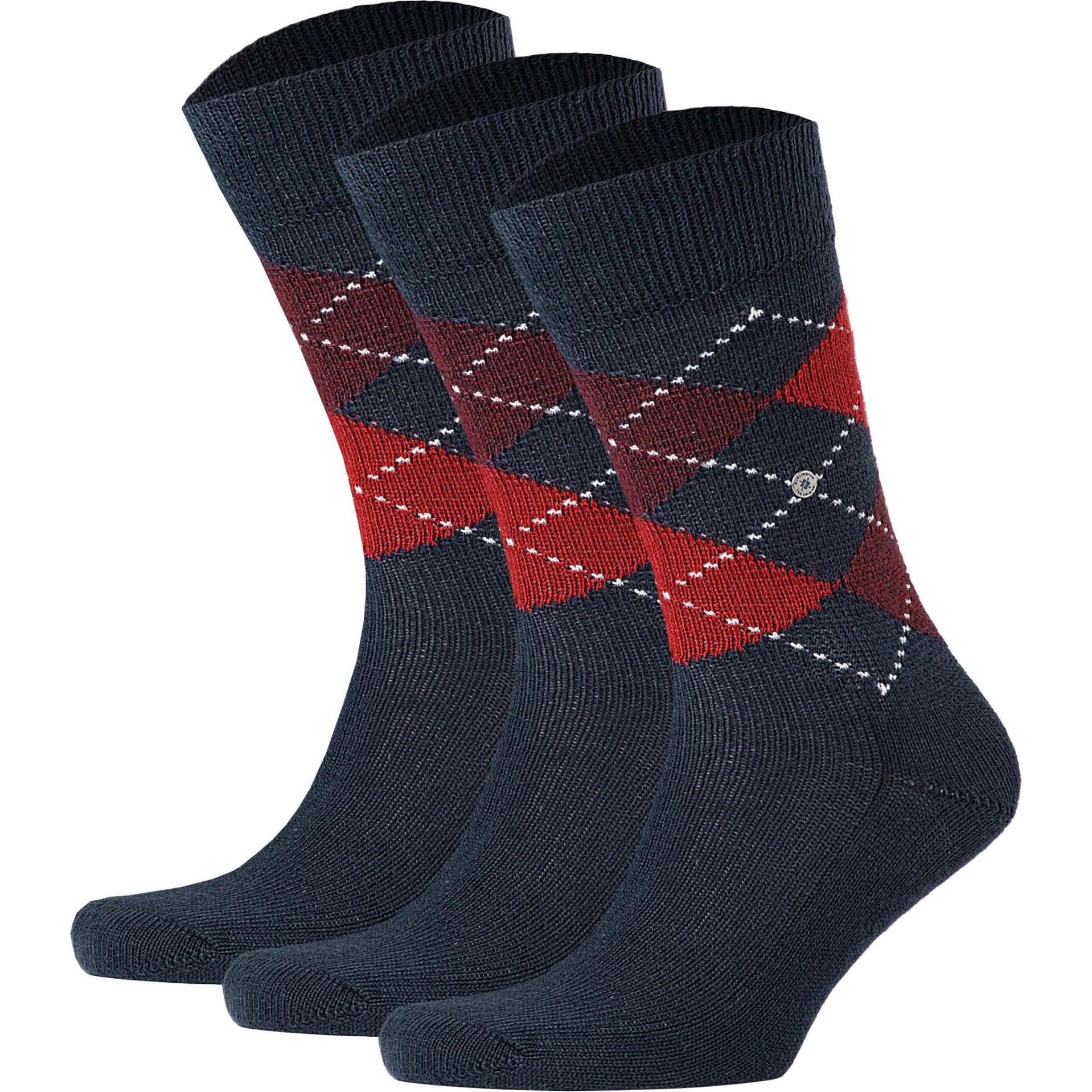 Burlington, Herren, Socken, Preston, Mehrfarbig, (3er Pack, 40 - 46)