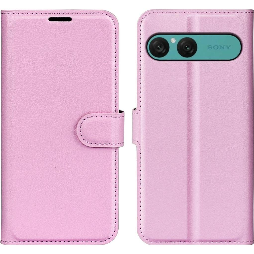 Screenguard Leather Guard Lederhülle (Sony Xperia 10 VII), Cover smartphone, Nero, Rosa