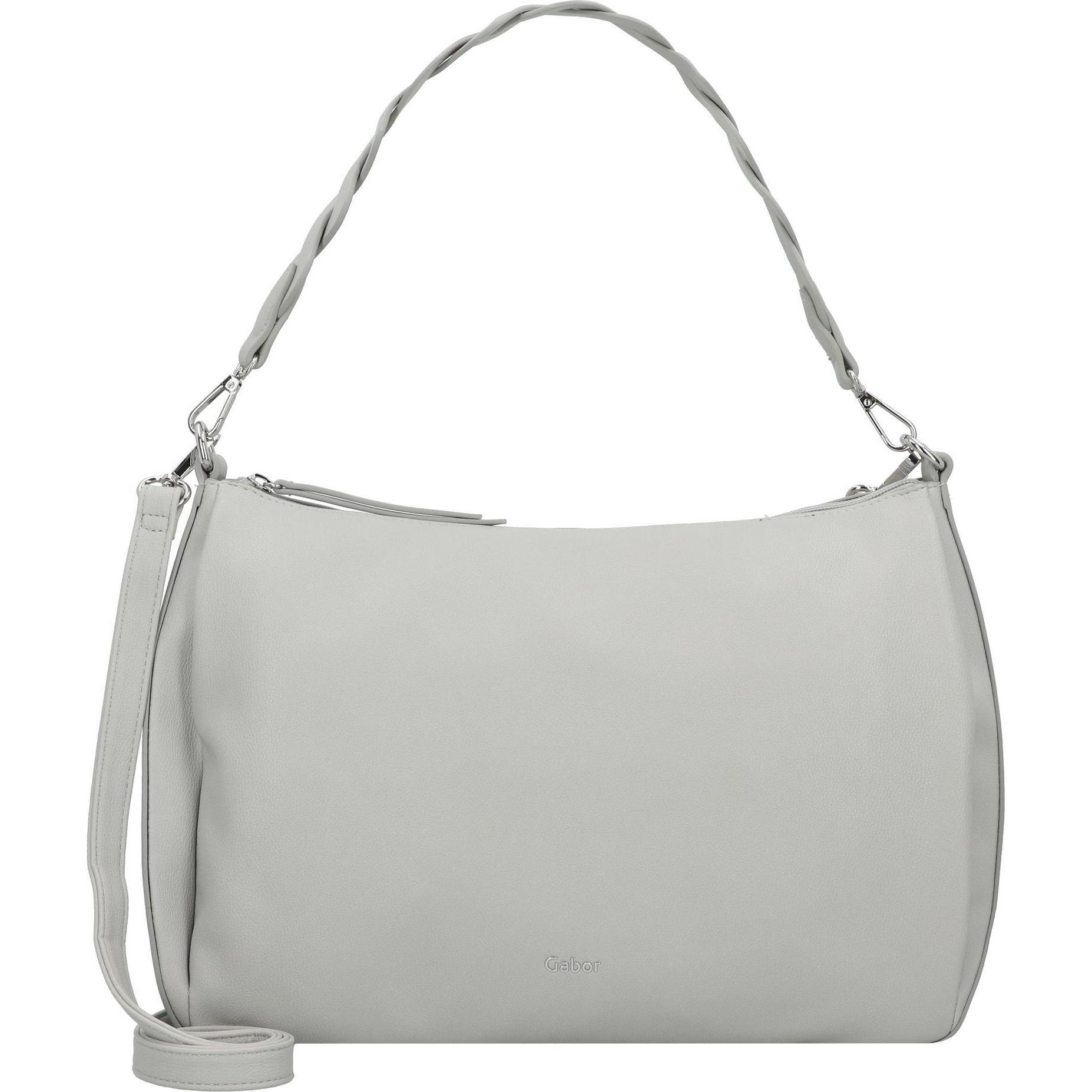 Gabor, Handtasche, Pipa Schultertasche L 37 cm, Grau