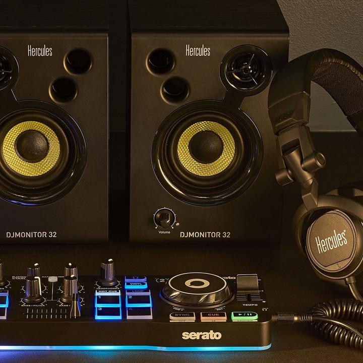 Actual product image Hercules DJ Monitor 32 (Active, Passive, Pair, 2x 15 W)