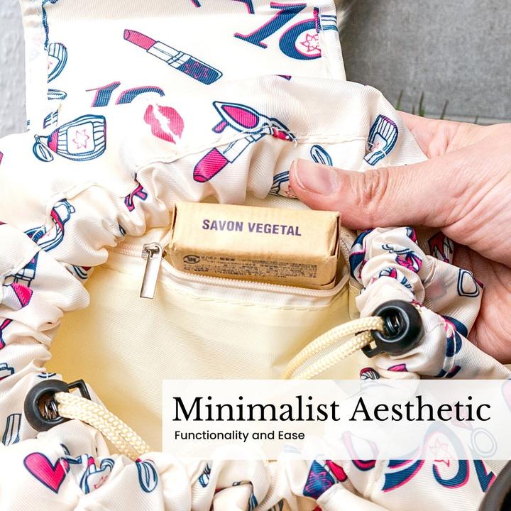 Produktbild Intirilife Kosmetiktasche in CREME GIRLY MOTIV