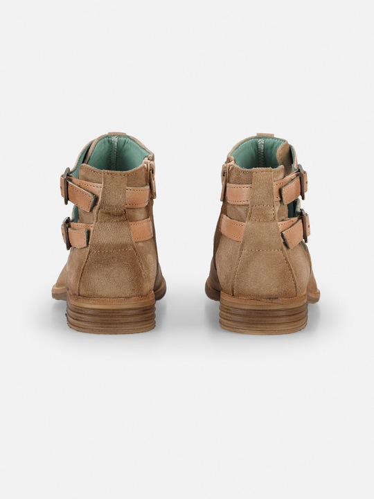 Actual product image Felmini The ankle boot made from soft leather stands out with its eye-catching design with two (36)