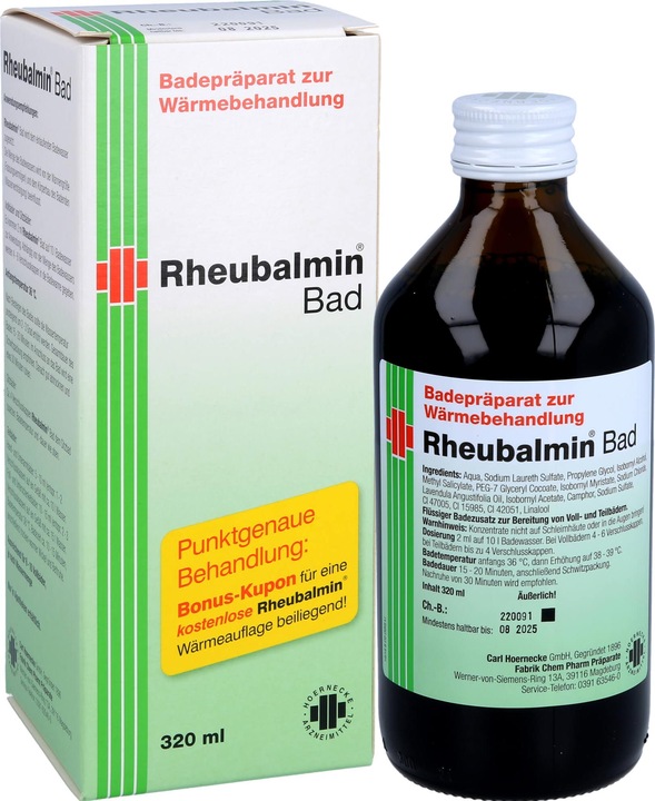 Produktbild Rheubalmin Bad Badepräparat zur Wärmebehandlung, 320 ml Lösung (320 ml)