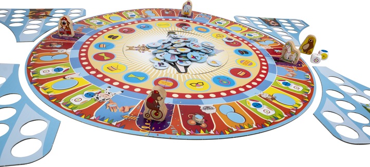 Produktbild Selecta Spielzeug Tierzirkus-Brettspiel (Niederländisch)