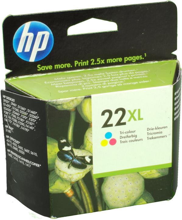 Image du produit HP 22xl (M, C, Y)