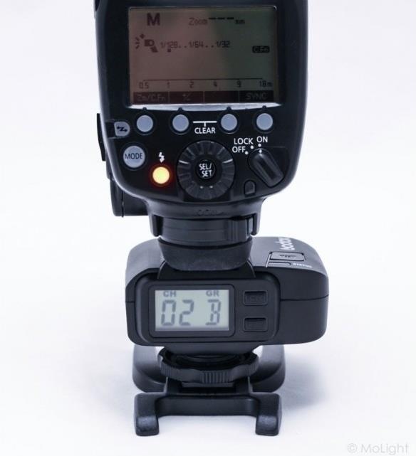 Actual product image Godox X1R-C receiver for Canon (Flash unit battery)