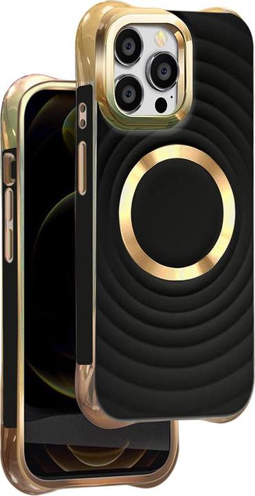 Produktbild OEM Circle Glam Mag Hülle für Samsung Galaxy S24 Plus schwarz (Samsung Galaxy S24+)