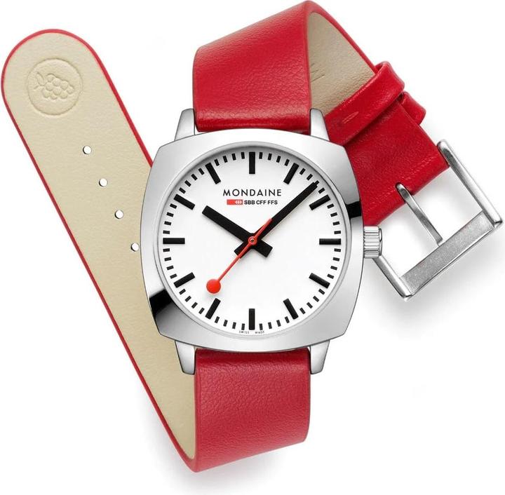 Immagine prodotto Mondaine Petite Cushion (Orologio da polso analogico, 31 mm)
