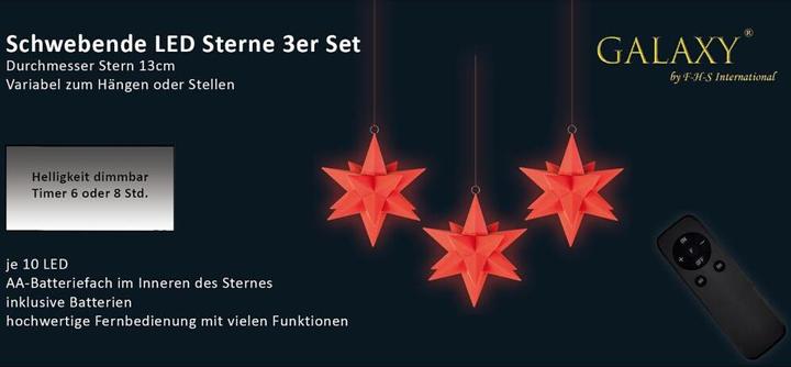 Image du produit FHS Étoiles LED sans fil ø13 rt 3SZ (0.33 m)