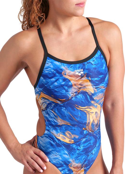 Produktbild Arena W Gold Leaves Swimsuit Challenge Back (34)