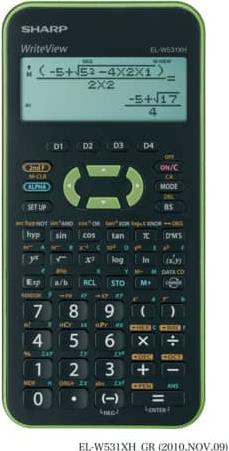 Produktbild Sharp EL-520 XG - grün (Batterien)
