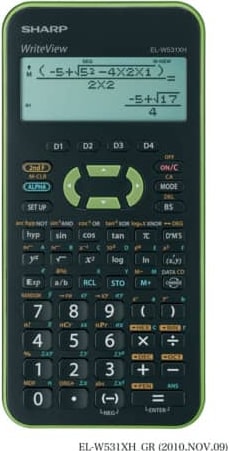 Image du produit Sharp EL-520 XG - vert (Piles)
