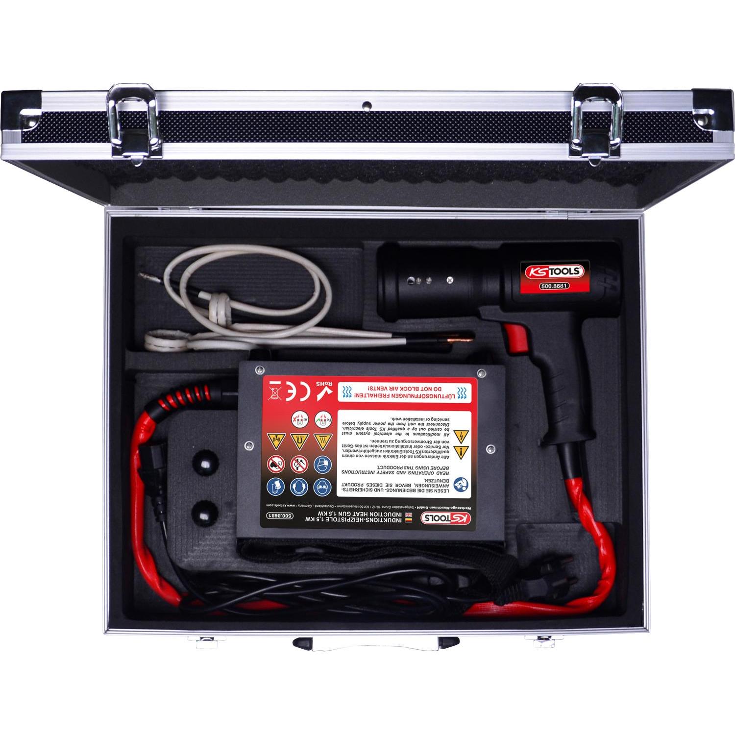 KS Tools, Saldatore, Induktions-Heizpistolen-Satz, 5-tlg, 1.5 KW