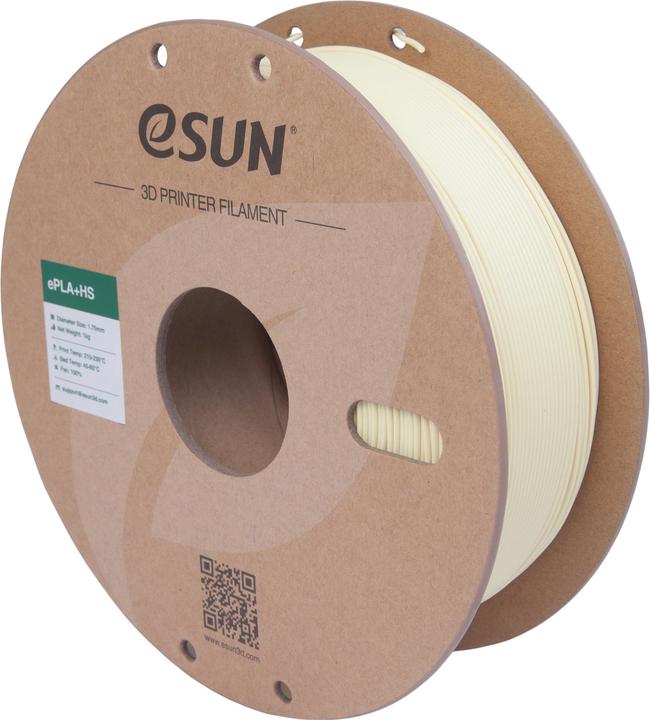 Actual product image eSUN Filament PLA+ HS Mandel 1.75 mm 1 kg (PLA+, 1.75 mm, 1000 g, Yellow)