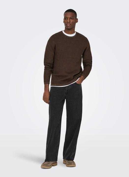 Actual product image Only & Sons Onseric Reg 12 Struc Crew Knit Noos (M)