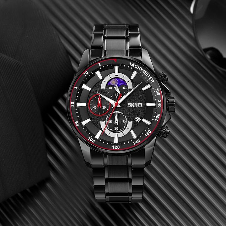 Immagine prodotto Skmei 9250BKBK Herrenuhr + BOX (Orologio da polso analogico, 47 mm)