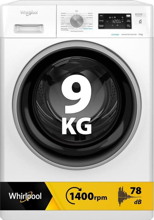 Whirlpool Freistehende Waschmaschine - FFB 948 BSV DE (9 kg, Links)