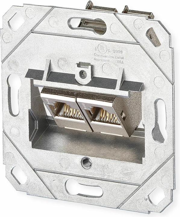 Actual product image Metz Connect Network socket UP0 modular E Dat 2 port