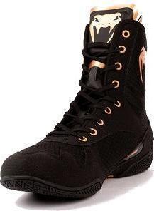 Produktbild Venum Boxschuhe Boxstiefel / Elite / Schwarz-Bronze / EU 44 (44)