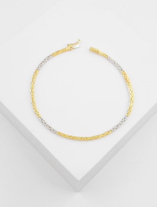 Image du produit Muau Collier royal (19 cm, 750, Or blanc, Or jaune 18 carats)