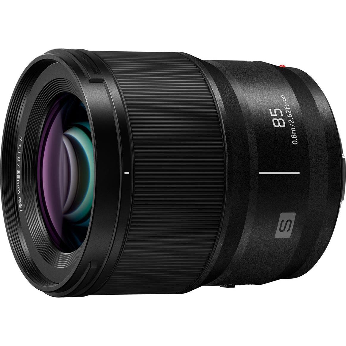Panasonic LUMIX S 85mm F1.8 (S-S85) (L-Mount, Vollformat), Objektiv, Schwarz