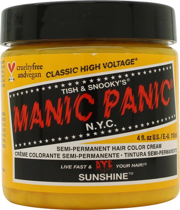 Immagine prodotto Skybound Sunshine Classic Creme Vegan Cruelty Free Tintura per capelli semi permanente gialla 118ml (Sole, Giallo)