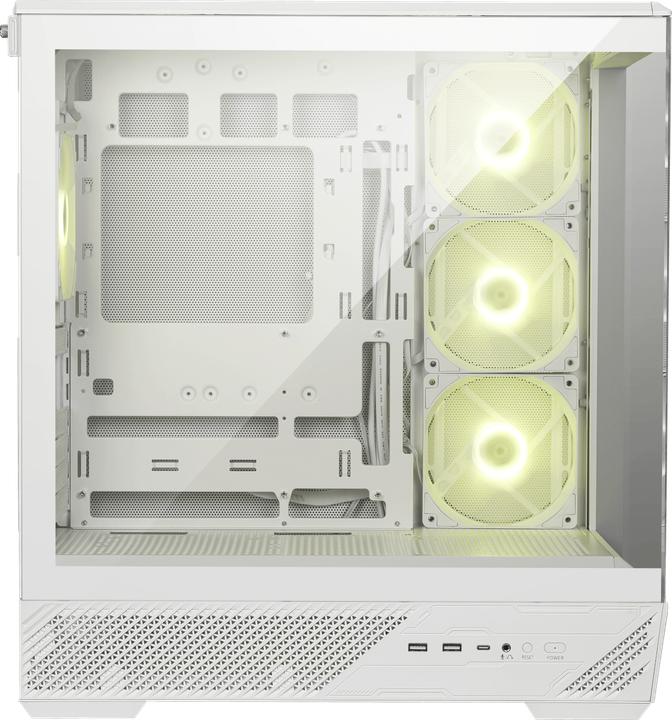 Produktbild MSI GEH Midi MAG PANO 130R PZ WHITE (ATX, mATX, Mini-ITX)