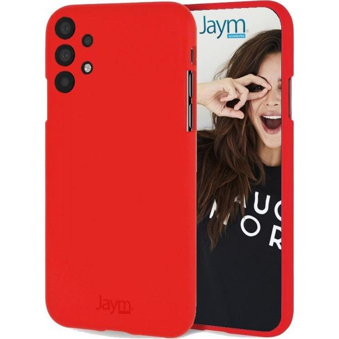 Jaym Hülle Premium Soft Feeling, Rot Series (Samsung Galaxy A32 5G), Smartphone Hülle, Rot