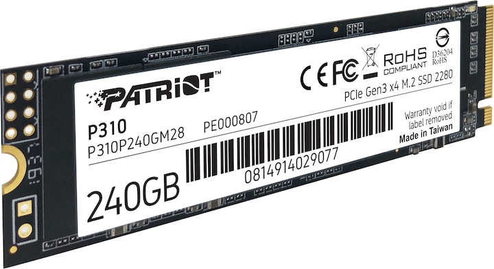 Produktbild Patriot P310 SSD 240 GB (240 GB, M.2 2280)