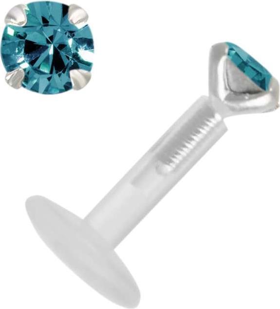 Immagine prodotto Bijouteria Piercing (Bioplastica, Argento 925, Cristallo premium)