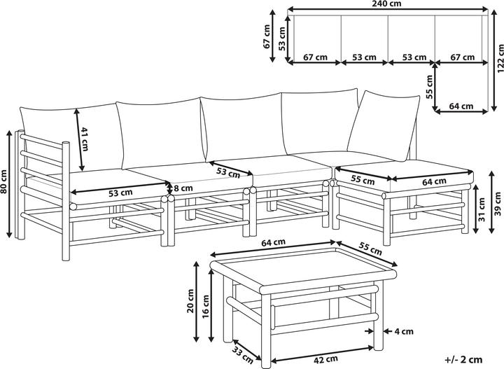 Produktbild Beliani Cerreto