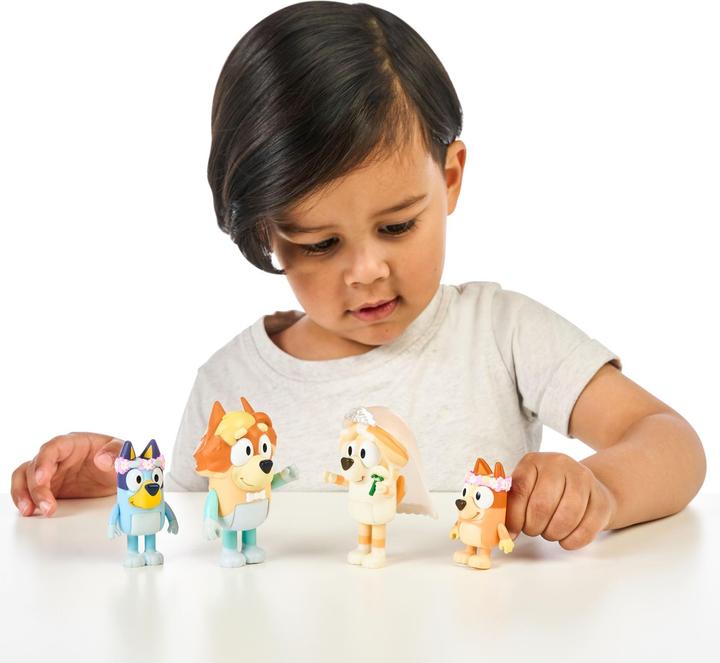 Image du produit Bluey Figure 4pk Set spécial-mariage (90268)