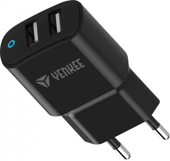 Yenkee 2 caricatori di rete USB-A (12 W, 2 porte)