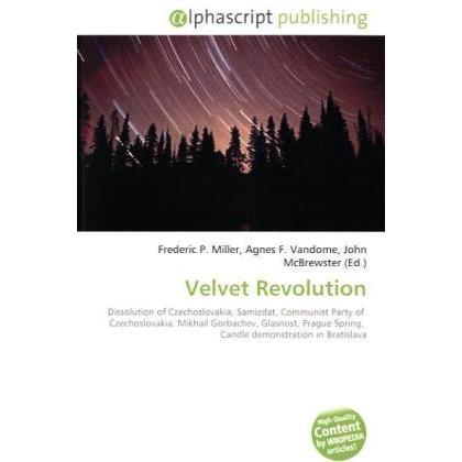 Velvet Revolution, Fachbücher von Agnes F. Vandome, Frederic P. Miller, John McBrewster