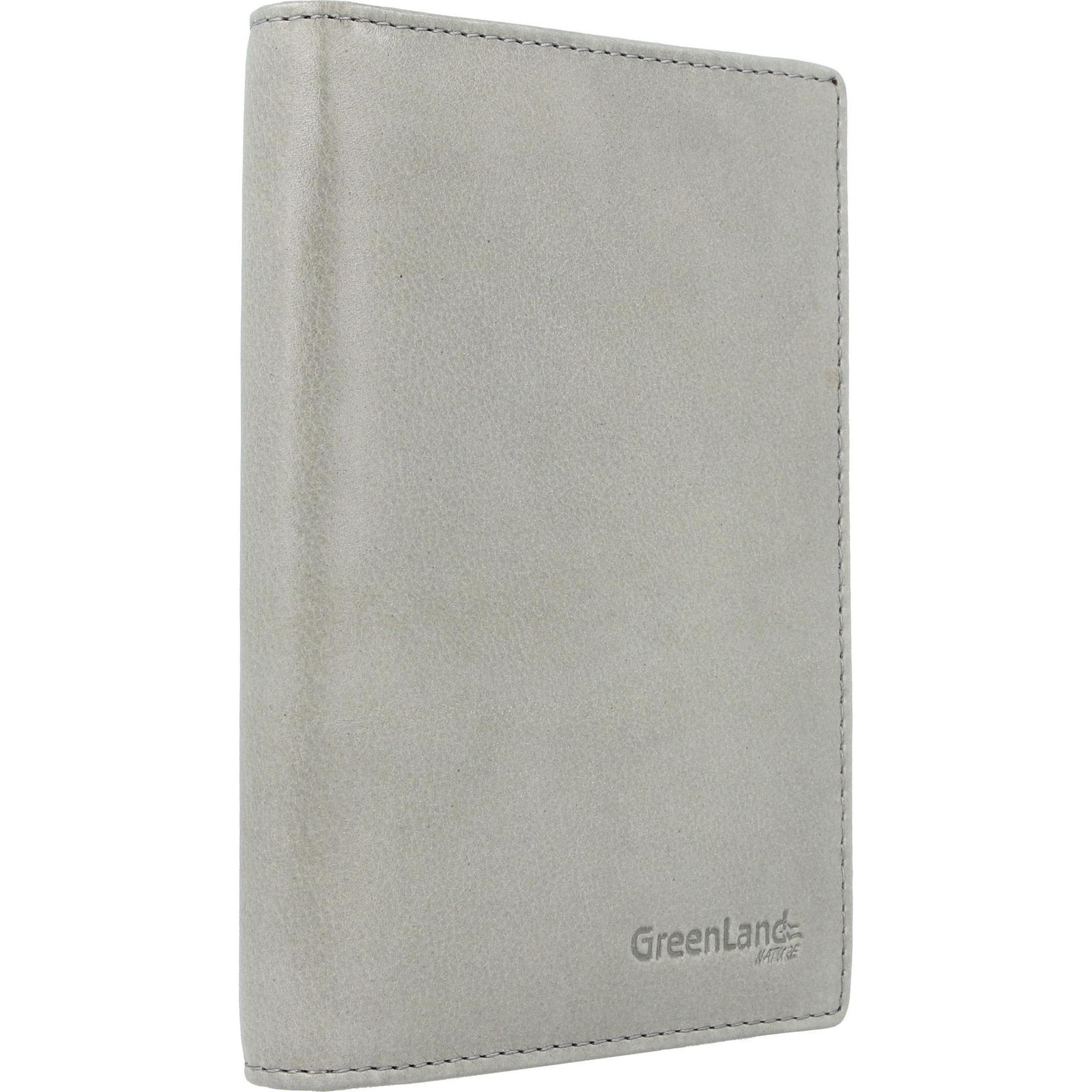 Thumbnail - Greenland Nature, Unisex, Portemonnaie, Soft Colour Reisepassetui RFID Leder 12 cm, Blau