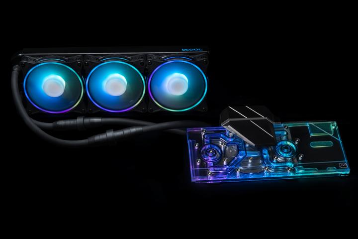 Actual product image Alphacool Eiswolf 2 GPU AIO 360mm Radeon RX 6800/6800XT/6900 Reference Design with Backplate