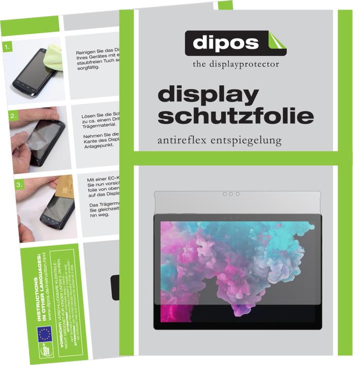 Produktbild Dipos Displayschutzfolie Antireflex (2 Stück, Microsoft Surface Pro 6)