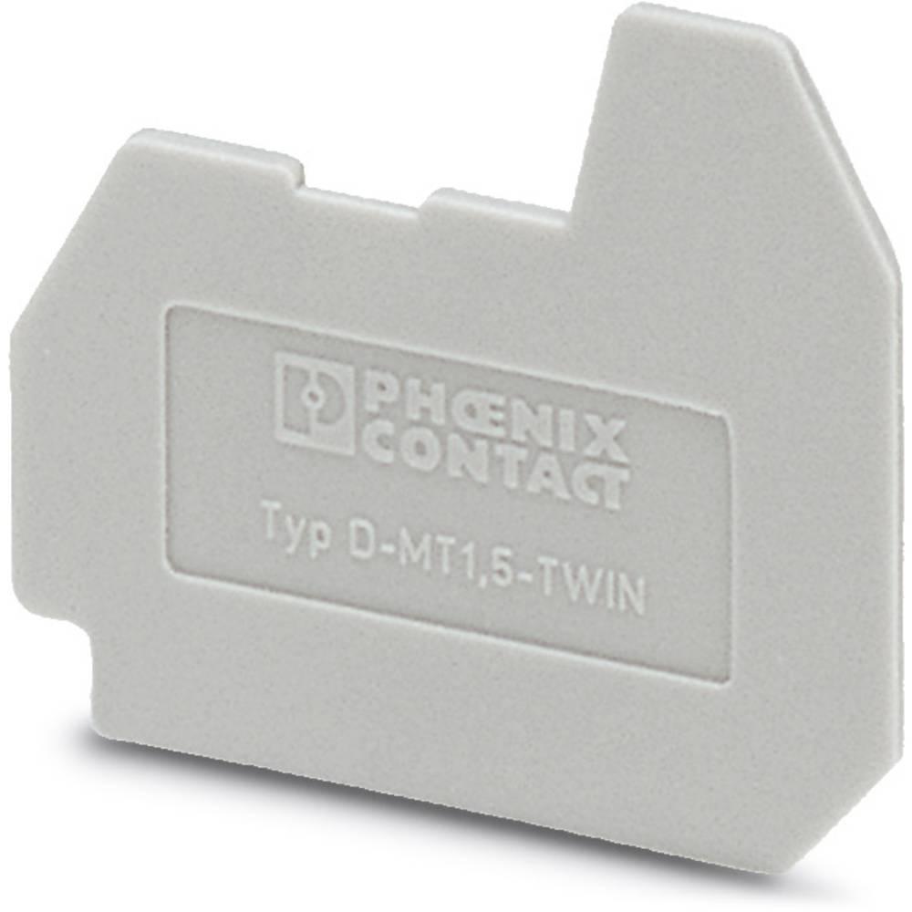 Phoenix Contact, Accessori per il passaggio dei cavi, Connettore terminale guida DIN micro 1.5