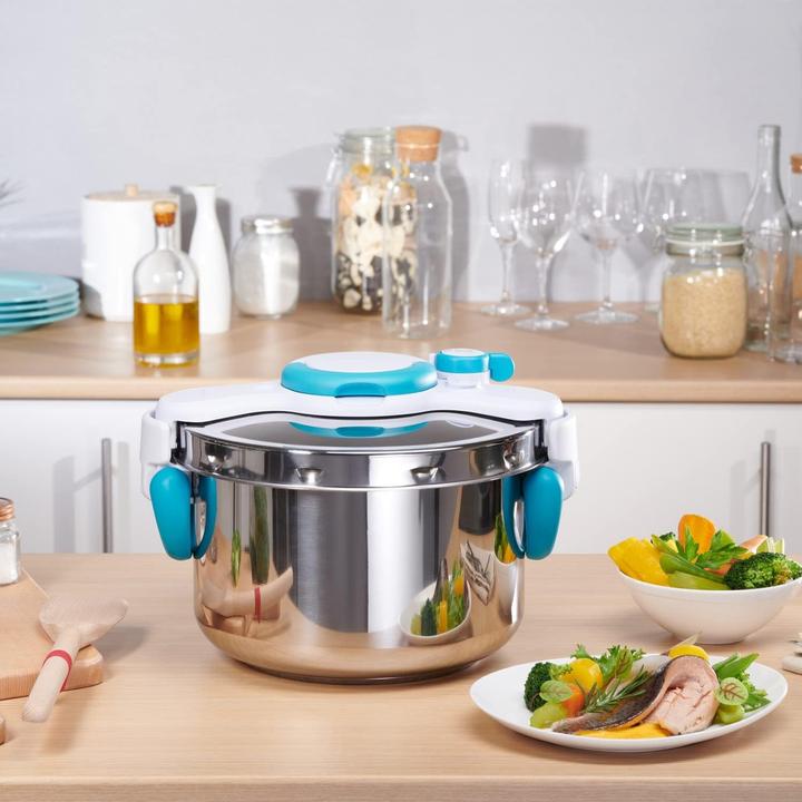 Actual product image SEB Autocuiseur Clipso Minut Easy+ 6L (Steam cooker, Stainless steel)