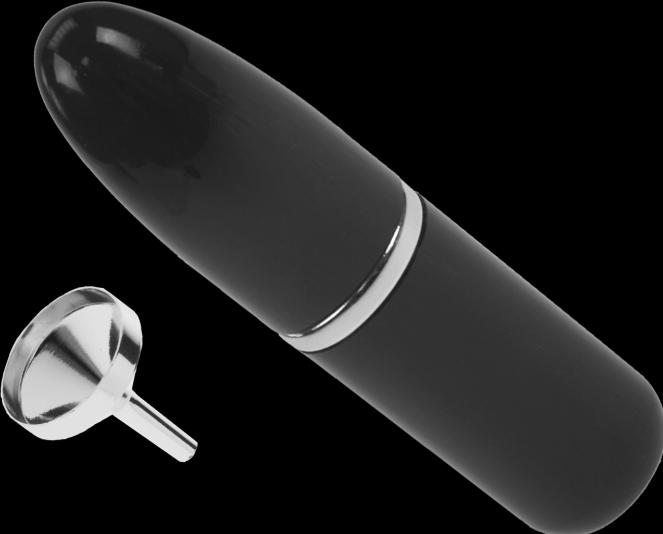 Produktbild Taschenzerstäuber schwarz für 4 ml + Trichter silber in Geschenkpackung (4 ml)