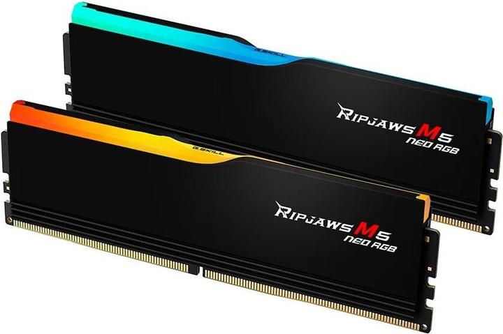 Produktbild G.Skill D564GB 6000-36 Ripjaws M5 Neo bk K2 GSK (F5-6000J3636F32GX2-RM5NRK) (2 x 32GB, 6000 MHz, DDR5-RAM, DIMM)