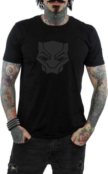 Immagine prodotto Maglietta Pantera Nera Uomo Nero su Nero (M)