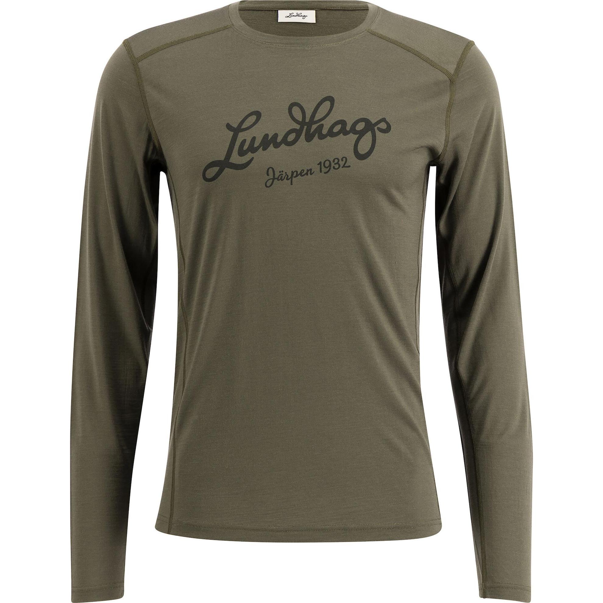 Lundhags, Herren, Funktionsshirt, Fulu Merino L/S (L), Grün, L