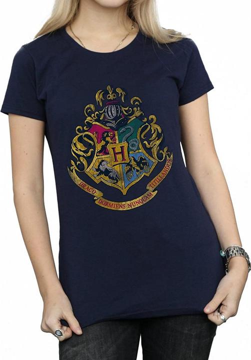 Immagine prodotto Maglietta boyfriend in cotone delle case di Hogwarts (L)