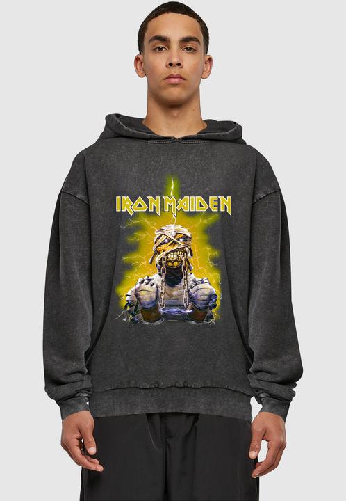 Produktbild Merchcode Powerslave - World Slavery Tour Acid Washed Oversize Hoody - 190089 (XL)