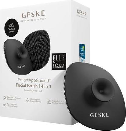 Immagine prodotto Konjac Sponge Szczoteczka do czyszczenia twarzy 4w1 z uchwytem Geske z Aplikacją (szary)