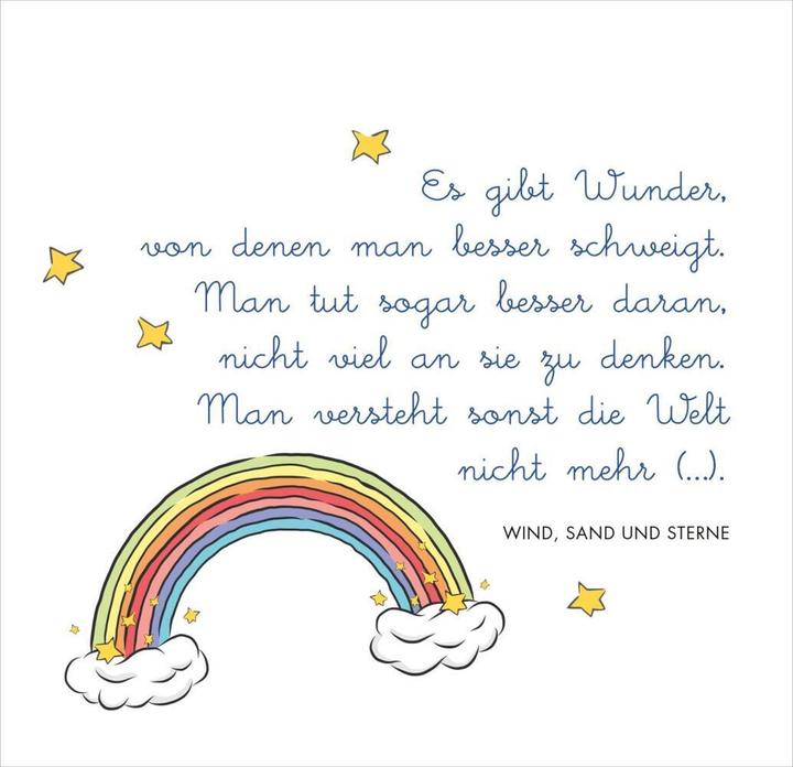 Actual product image Aufsteller Spiral Wünsche kleine Prinz (German, Antoine de Saint Exupéry, 2023)