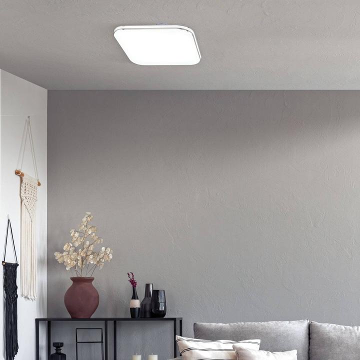 Produktbild Fischer & Honsel Honsel Porto LED Deckenleuchte 16,4W warmweiss dimmbar Acrylglas weiss 21125